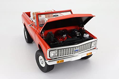 1972 Chevy K5 Blazer, Orange - Acme A1807711-1/18 Scale Diecast Model Car