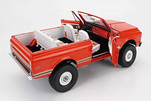 1972 Chevy K5 Blazer, Orange - Acme A1807711-1/18 Scale Diecast Model Car