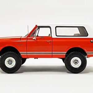 1972 Chevy K5 Blazer, Orange - Acme A1807711-1/18 Scale Diecast Model Car