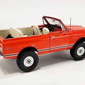 1972 Chevy K5 Blazer, Orange - Acme A1807711-1/18 Scale Diecast Model Car