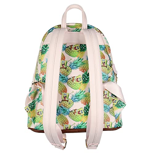 INTIMO Nickelodeon SpongeBob SquarePants Cartoon Pineapple Tossed Print Mini Backpack