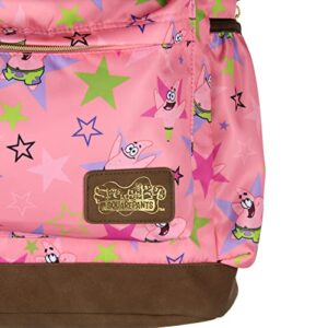 INTIMO Nickelodeon SpongeBob SquarePants Patrick Star School Travel Backpack With Faux Leather Bottom