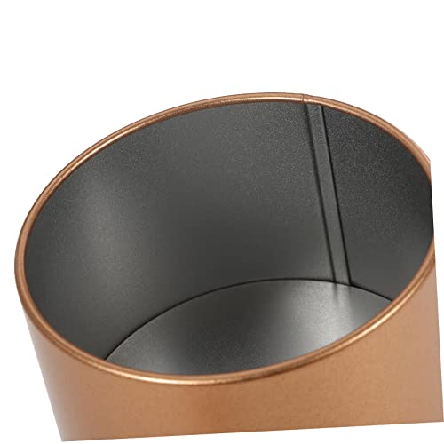 Coffee Tins 4 Pcs Boxes Tin Box with Window Container with Lid Mini Food Containers Cookie Containers Metal Box with Lid Small Tin Box Cake Boxes Cupcake Packaging Container