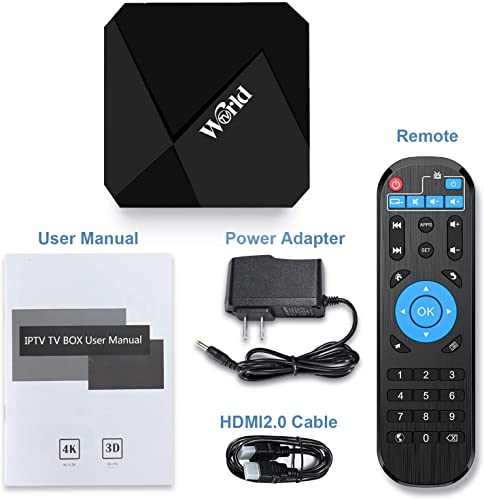 TV Box IPTV 2023 Newest Updated IPTV Box More Videos 4K HDR Image Android 11 HDMI 2.0 LAN Multi-Media