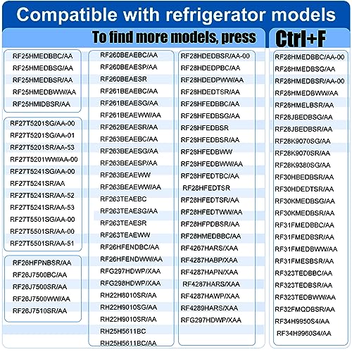 3903-0001003 Refrigerator Power Cord for Samsung&Kenmore,Replace 3903-000519 3903-000796 Fridge Power Cord etc,Compatible with RF28T5001SR RF27T5501SR RH29H8000SR RF28HMEDBSR etc, 1 Year Warranty