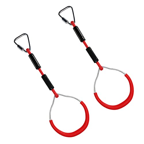 BESPORTBLE 2pcs Swing Outdoor for Kids Swing Indoor Interior Accessories Kids Exercise Rings Gymnastics Rings Monkey Swing Bar Fitness Ring Kids Gymnastic Ring Workout Ring Pendulum Ring Ring