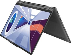 lenovo yoga 7i 2-in-1 14" 2.2k touch laptop, intel evo platform, intel core i5-1335u, intel iris xe graphics, 8gb ram 512gb ssd, fingerprint, wifi 6e, backlit kb, win11, storm grey, tecl bundle
