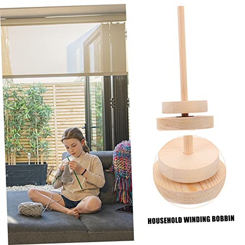 JEWEDECO 1pc Winding Wool Spool Paper Roll Holder Embroidery Tools Embroidery Floss Organizer Yarn Holder Yarn Dispenser for Crocheting Yarn Ball Embroidery Supplies Sewing Thread Rack Tee