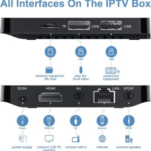 IPTV Box Support Dual Band Wi-Fi&Bluetooth with 8000+ Channels from UK,USA,Inida,Brazil,Arabic,Africa