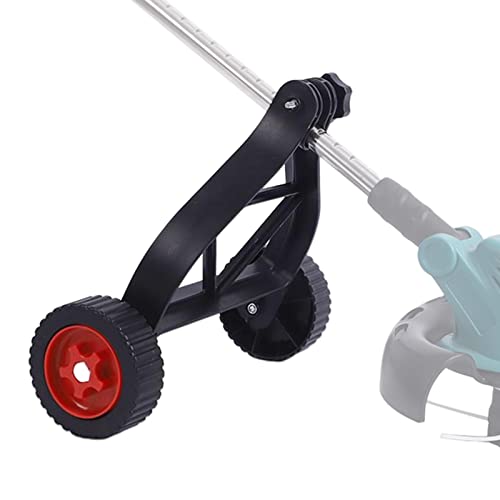 FEBUD Universal String Trimmer Wheel for Cordless Grass Eater, Adjustable Support Auxiliary Wacker Attachment