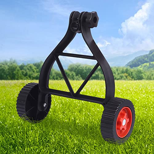 FEBUD Universal String Trimmer Wheel for Cordless Grass Eater, Adjustable Support Auxiliary Wacker Attachment