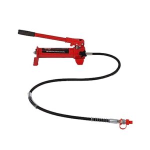 TQSHOoP 4 Ton Porta Power Kit, Hand Porta Power Hydraulic Jack, Portable Hydraulic Detach Car Jack, Automotive Repair Porta Power Pump Ram Jack Tool