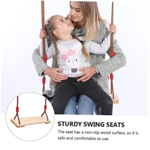 TOYANDONA Wood Swing 1pc The Swing Indoor Swing for Outdoor Baby Swings for Infants Outside for Kids Babys Outdoor Rope Wooden Swing Hanging Swing Seats Playgroud