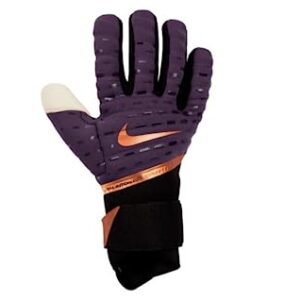 Nike GK Phantom Elite DV3108-524 Raisin-Copper Adult Goalkeeper Soccer Gloves 7