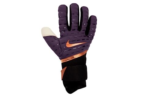 Nike GK Phantom Elite DV3108-524 Raisin-Copper Adult Goalkeeper Soccer Gloves 7