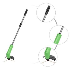 GANAZONO 1 Set Handheld Grass Trimmer Cordless String Trimmer Patio Homes Garden Weeder Root Removal Tool for Lawn Garden Pruning and Trimming Battery Included