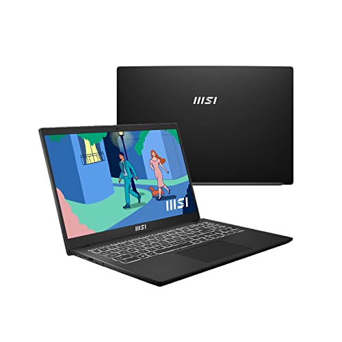 EXCaliberPC 2023 MSI Modern 15 B7M-223US Enthusiast (Ryzen 7 7730U, 16GB RAM, 2TB NVMe SSD, UMA, 15.6" FHD, Windows 11 Pro) Professional Laptop