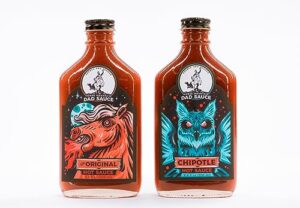 horse mountain dad sauce | original + chipotle | 2 flavor box set
