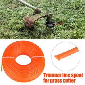 GLOGLOW Grass Cutter Accessories, 2.4mm Grass Trimmer Line Nylon Cord Wire Grass Cutter Accessories Tools Round String Petrol Grass Trimmer (50m/164ft)