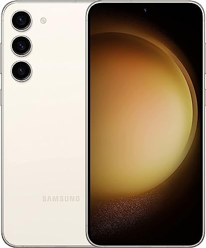 SAMSUNG Galaxy S23 5G Factory Unlocked 256GB - Cream (Renewed)