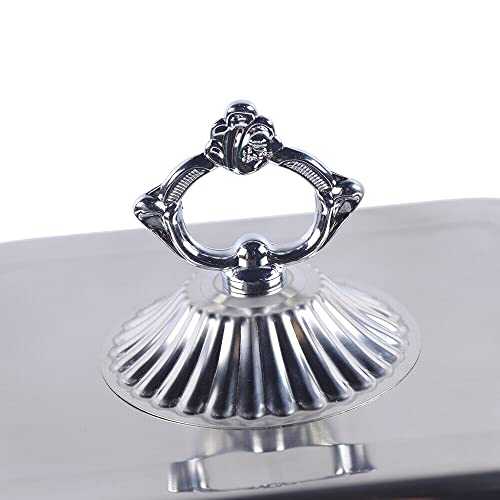 Stainless Steel Chafer Set Chafing Dish Buffet Set Chafing Dish Buffet Catering Warmer Classic Baking Tray for Buffet, Wedding and other Banquet Events