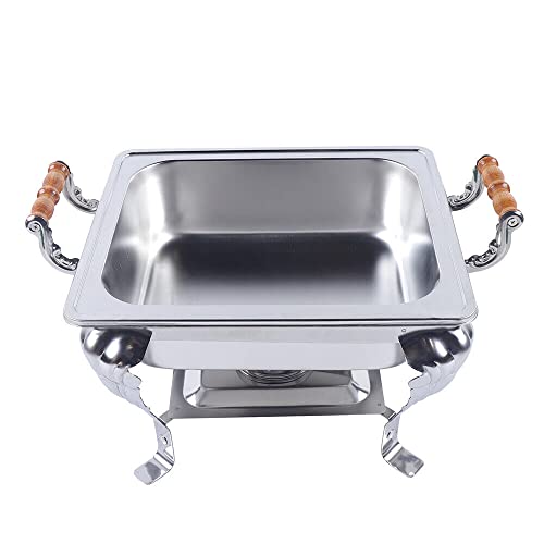 Stainless Steel Chafer Set Chafing Dish Buffet Set Chafing Dish Buffet Catering Warmer Classic Baking Tray for Buffet, Wedding and other Banquet Events