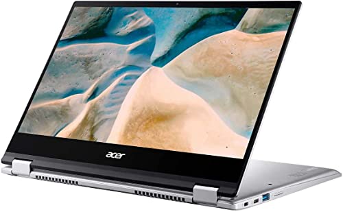 Acer 2023 Newest Spin 2-in-1 Convertible Chromebook, AMD Ryzen 3 3250C(Up to 3.5GHz), 14 Inch FHD IPS Touchscreen, 8GB RAM, 128GB eMMC, WiFi, Backlit Keyboard, Chrome OS, Silver