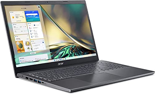 acer Aspire 5 2023 | 15.6" FHD AMD Radeon Graphics | Ryzen 7 5825U 8 Cores 16 Threads | 16GB DDR4 512GB SSD | Numeric Keypad Wi-Fi 6 Bluetooth 5.2| Win11 Pro | TLG 32GB USB | Steel Gray