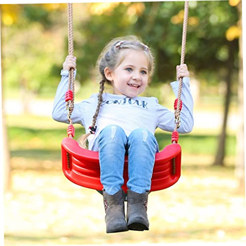 ibasenice 1pc Indoor Swing for Kids Toddler Toys Outdoor Baby Swing Indoor Swing with Rope Tree Swings for Kids Tree Swing Set Children's Swing Seat Swing Seat with Rope Mixed Board Heavy