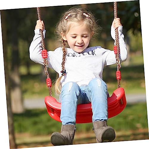 ibasenice 1pc Indoor Swing for Kids Toddler Toys Outdoor Baby Swing Indoor Swing with Rope Tree Swings for Kids Tree Swing Set Children's Swing Seat Swing Seat with Rope Mixed Board Heavy