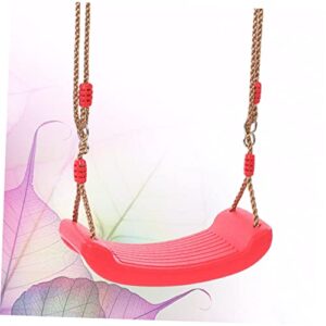 ibasenice 1pc Indoor Swing for Kids Toddler Toys Outdoor Baby Swing Indoor Swing with Rope Tree Swings for Kids Tree Swing Set Children's Swing Seat Swing Seat with Rope Mixed Board Heavy