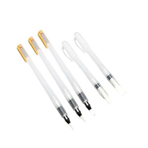 coheali 6pcs pencil set paint brushes suit case drawing water coloring brush marker sets for watercolor brush marker pen water brush pen water soluble colored ink pen