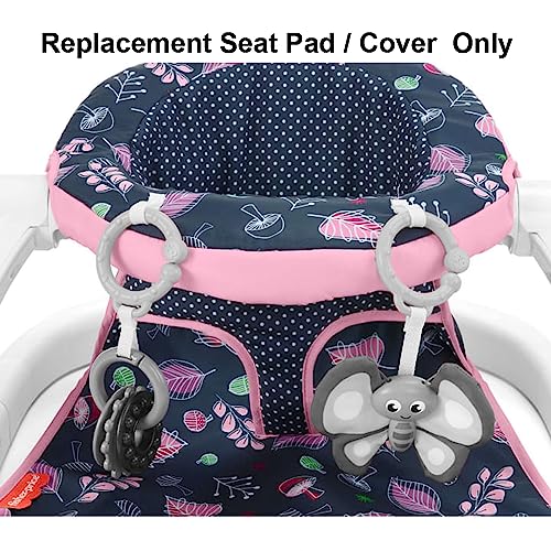 Replacement Part for Fisher-Price Sit-Me-Up Baby Seat - GVG57 ~ Replacement Seat Pad/Cover ~ Purple, Blue and Pink Fun Print