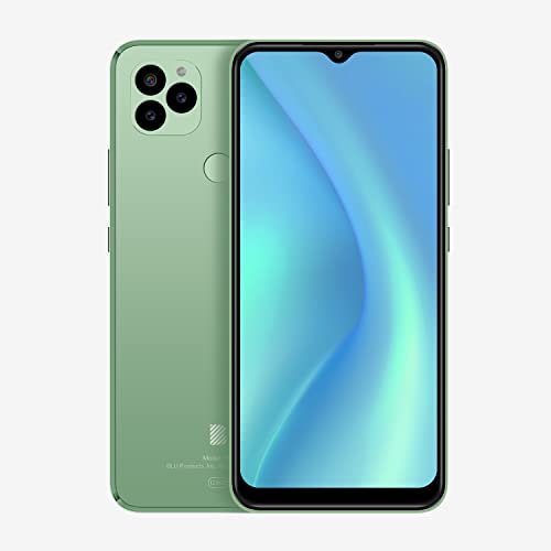 BLU S91 | 2022 | 3-Day Battery | Unlocked | 6.5” Full HD+ Display | 64/3GB | Triple Camera | US Version | US Warranty | Green (Green)