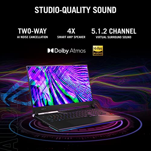 ASUS ROG Strix Scar 17 SE (2022) Gaming Laptop, 17.3 inch 240Hz IPS QHD, NVIDIA GeForce RTX 3080 Ti, Intel Core i9, 32GB DDR5, 2TB SSD, PK RGB Keyboard, Win 11 Pro, G733CX-XS97 (Renewed)