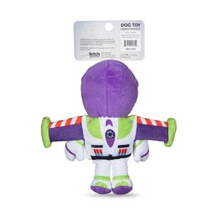 Disney for Pets Pixar’s Buzz Lightyear Plush Dog Toy 6in | Disney Pixar Dog Toys | Ballistic Nylon Plush Toy for Dogs Inspired by Buzz Lightyear from Pixar’s Toy Story with Squeaker