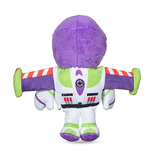 Disney for Pets Pixar’s Buzz Lightyear Plush Dog Toy 6in | Disney Pixar Dog Toys | Ballistic Nylon Plush Toy for Dogs Inspired by Buzz Lightyear from Pixar’s Toy Story with Squeaker