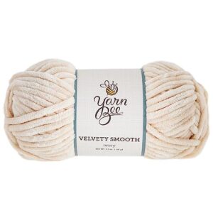 hobby lobby ivory yarn bee velvety smooth yarn