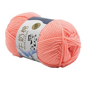 2 Set 1 Roll 5-Strand Wool Yarn Soft Warm DIY Beginner Needlework Hand Knitting Crochet Yarn Ball for Sewing Shop Crochet Thread