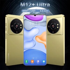 New Unlocked M12 Ultra Android Phones 16+512GB Original 6.8inch 16GB+512GB Dual Card Large Memory Mobile Phone 5G Smartphone