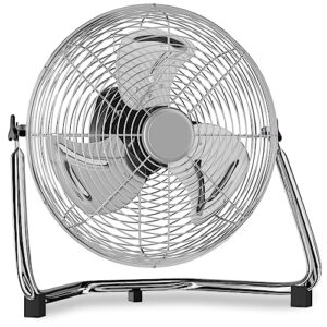mollie 16.5 inch high velocity floor fan with 3 speed heavy duty metal adjustable tilt portable quiet air circulator for home bedroom garage commercial use 1650 cfm