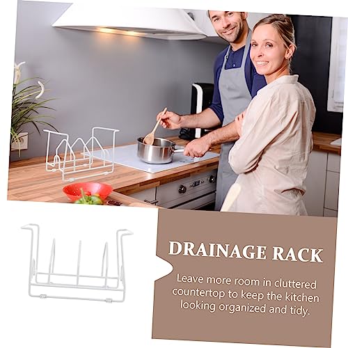 BESPORTBLE Drain Rack Sink Water Filter Sink Drying Rack Utensil Holder Dish Drying Rack Plate Cup Drying Tray Pan Lids Holder Tableware Stand Dish Racks for Kitchen Counter Tableware Holder