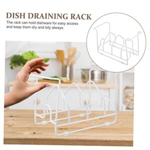 BESPORTBLE Drain Rack Sink Water Filter Sink Drying Rack Utensil Holder Dish Drying Rack Plate Cup Drying Tray Pan Lids Holder Tableware Stand Dish Racks for Kitchen Counter Tableware Holder