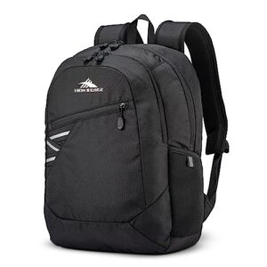 high sierra outburst 2.0 carry-on backpack with padded laptop tablet sleeve 360-degree reflectivity
