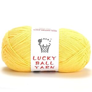 1pcs milk cotton yarn,yarn for crochet,amigurumi yarn,crochet yarn for crocheting,cotton yarn,soft yarn for sweater,hat,socks,baby blankets(golden)