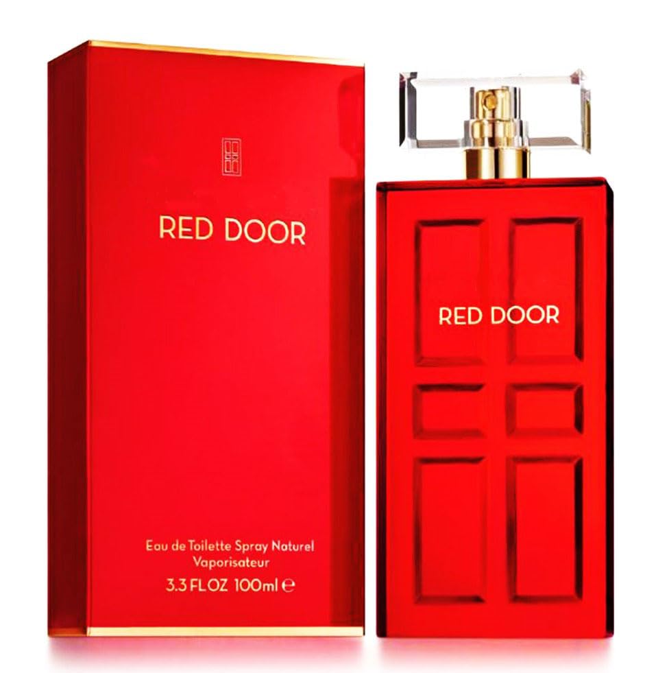 EVOLUTION + PRODUCTS Red Door Perfume Eau De Toilette Spray 3.3 FL OZ with travel bag - Red Door for Women - Gift Set for Women - Red Door EDT for Women Travel Bag