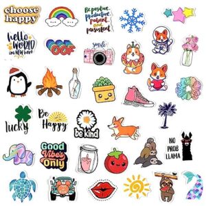 Inspiration Stickers for Laptop Phone Teens Kids Skateboard students adults Computer Decals Positive Cute Vinyl Waterproof Sticker Pack Quote Stickers Water Bottles Sticker Motivational Words Stickers