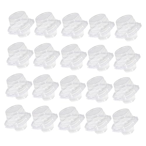 HEMOTON 20pcs Cupcake Package Boxes Cupcake Box Clear Cups Disposable Mini Cake Stand Disposable Cake Containers Mooncake Boxes Mini Cupcake Boxes Muffin Single Container Cupcake Container