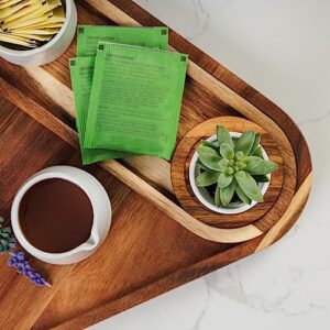 Set of 3 Acacia Wooden Trays Serving Platters – Serving Board Food Platters - Charcuterie Board for Fruit Cheese Vegetable – Drink Coaster Tray - Charger Plates – Wood Serving Tray