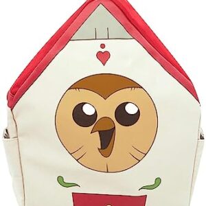 Duwseal Unisex Owl House Backpack Luz Noceda Hooty Bag Anime Canvas Knapsack Toh Cartoon Rucksack Halloween Accessory